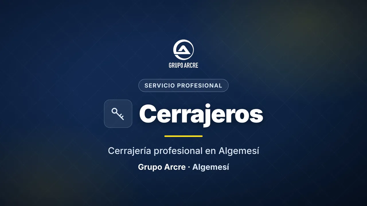 Cerrajería profesional en Algemesí