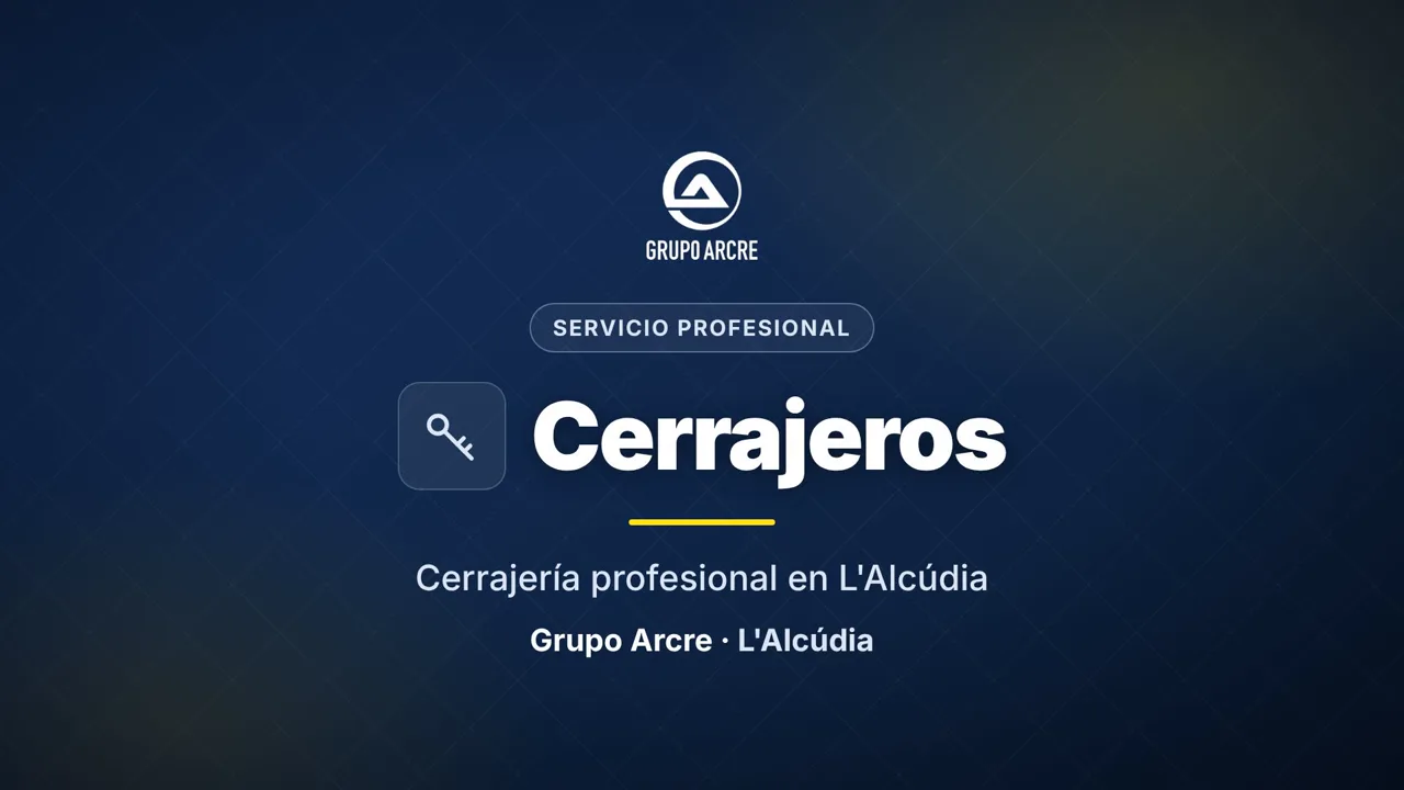 Cerrajería profesional en L'Alcúdia
